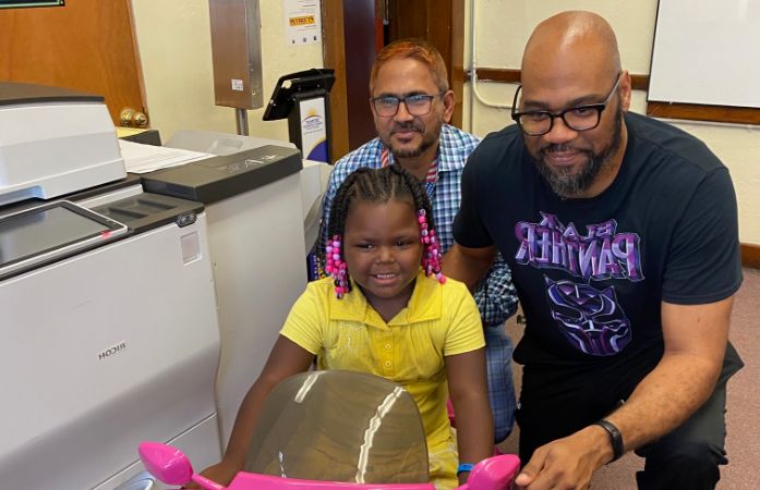  Principal Coleman and student